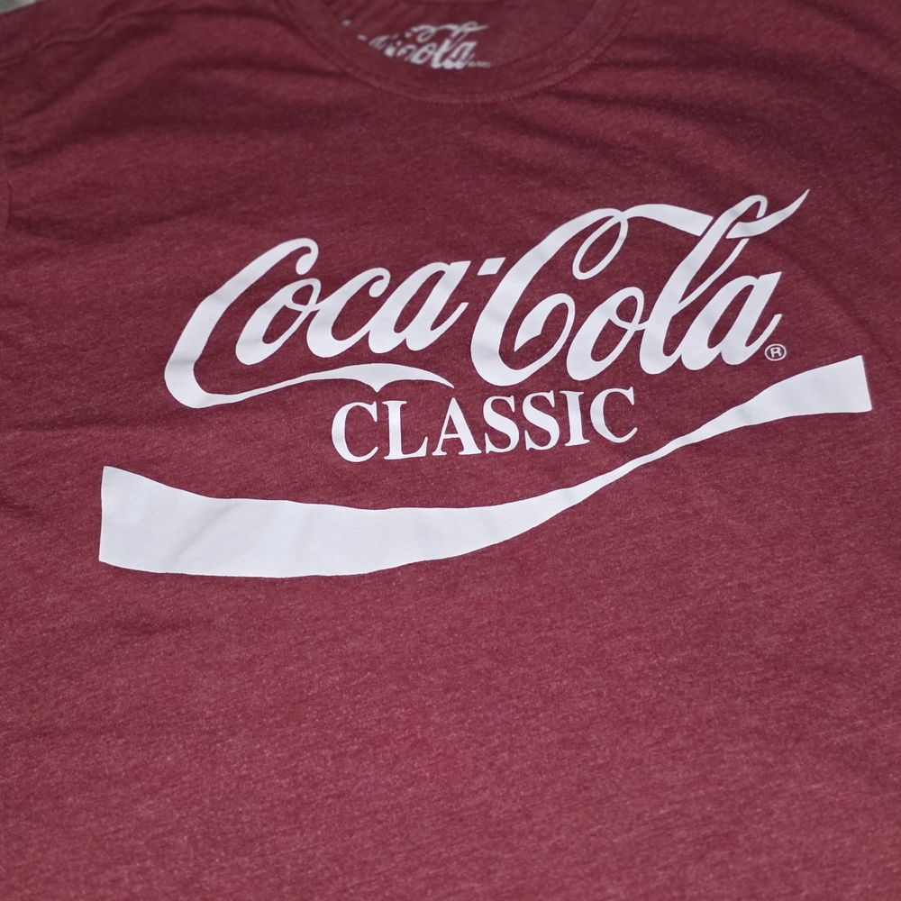 Vintage Coca Cola Faded Red  Short Sleeve Tee